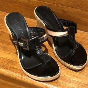 Burberry Wedge Sandals